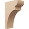 Ekena Millwork 10"W x 20"D x 30"H Classic Yorktown Rough Cedar Woodgrain TimberThane Corbel, Primed Tan CORUR10X20X30YORRCPR - alternate 1
